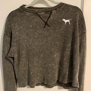 PINK Cropped long sleeve